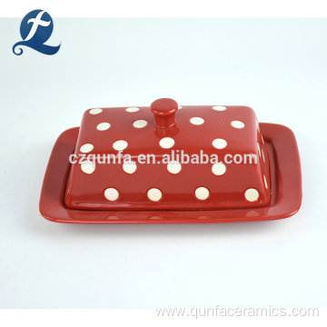 Wholesale Ceramic Porcelain Butter dishes with lid